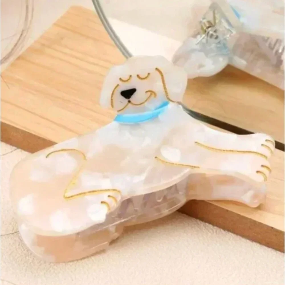 ⭐️❤️FREE Labrador Lab Dog Puppy Girly Trendy Golden Retriever Hip Hair Claw Clip